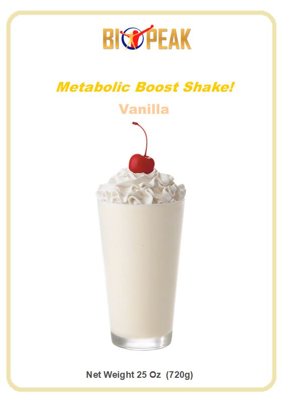 Metabolic Boost Meal Replacement Shake Vanilla