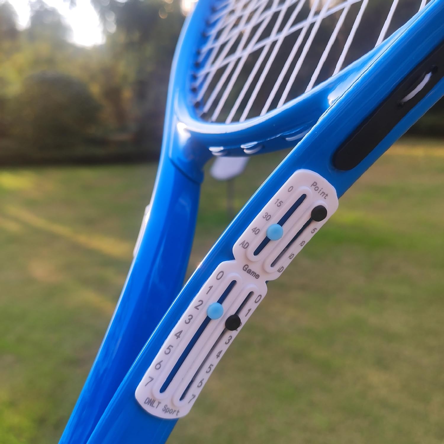 FUMELPRO Score Keeper for Tennis Racket and Padel, Easily Mounted Small Score Board to Keep Score of Points. Numbers carved by Laser, bonded with strong Adhesive without Falling off the Best Tennis Gift