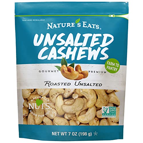 Nature's Eats Cashews Roasted No Salt, 7 Oz : Everything Else