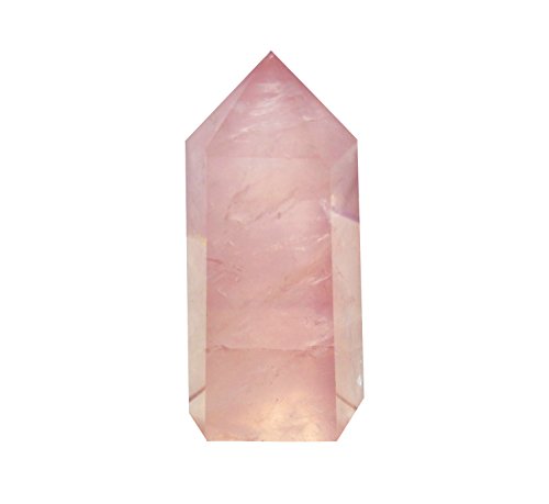 Mina Heal Healing Crystal Wands Point Faceted Prism Bars for Reiki Chakra Meditation Therapy Deco, Crystals for Beginners, Ornaments for Home (Rose Quartz) : Health & Household