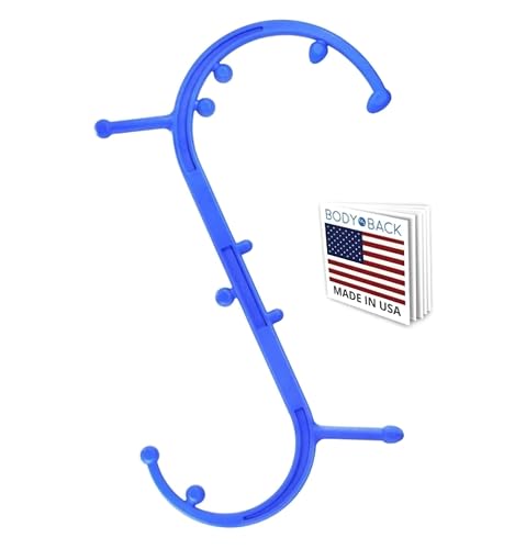 Body Back Buddy Classic USA Made FSA Eligible Handheld Full Body Massage Cane Trigger Point Massage Tool for Deep Tissue Pain Relief - Dual Massage Hooks for Back, Shoulder, Neck. Manual Back Massager : Health & Household