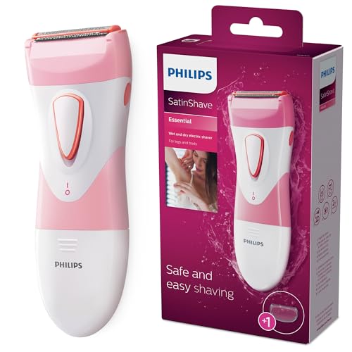Philips SatinShave Essential Women’s Wet & Dry Electric Shaver for Legs & Body, Cordless, with Hypoallergenic Foil, HP6306/50 : Beauty & Personal Care